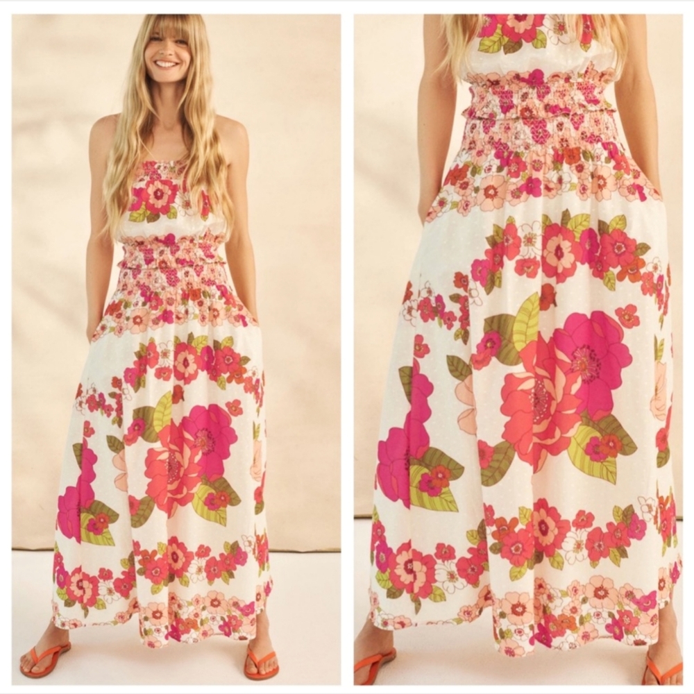 Love The Label Retro Floral Maxi Skirt Imogene - Picture 3 of 10
